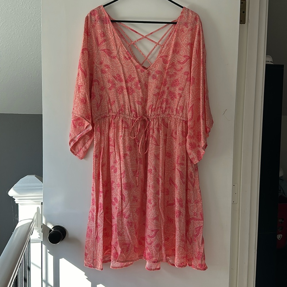 Torrid Mini Dress with Flowy Sleeves
